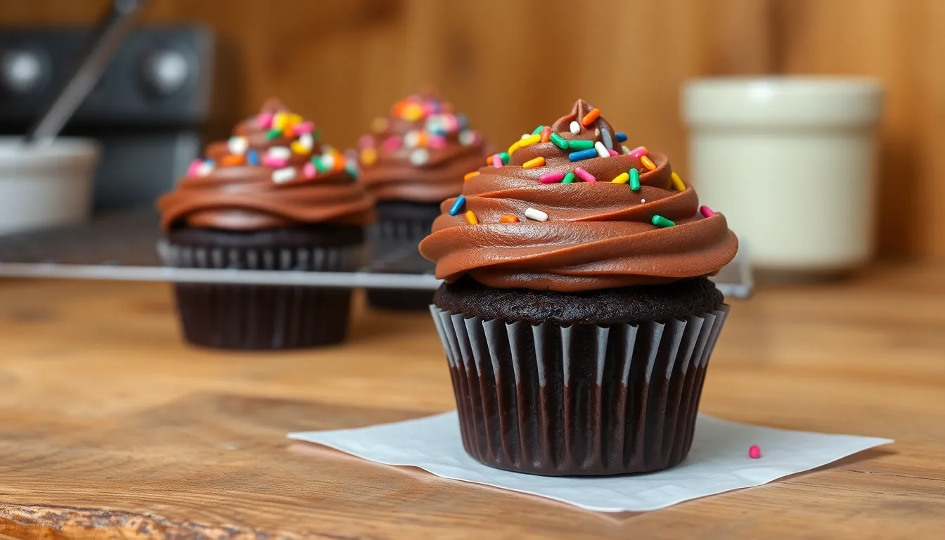 Small Batch Chocolate Cupcakes Recipe (Makes Just 6 Perfect Treats!) 10 Small Batch Chocolate Cupcakes Recipe (Makes Just 6 Perfect Treats!) 9