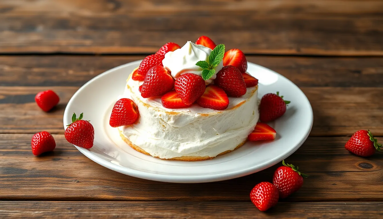 Easy Strawberry Angel Food Cake Recipe - Light, Fluffy & Perfectly Sweet 10 Easy Strawberry Angel Food Cake Recipe - Light, Fluffy & Perfectly Sweet 9
