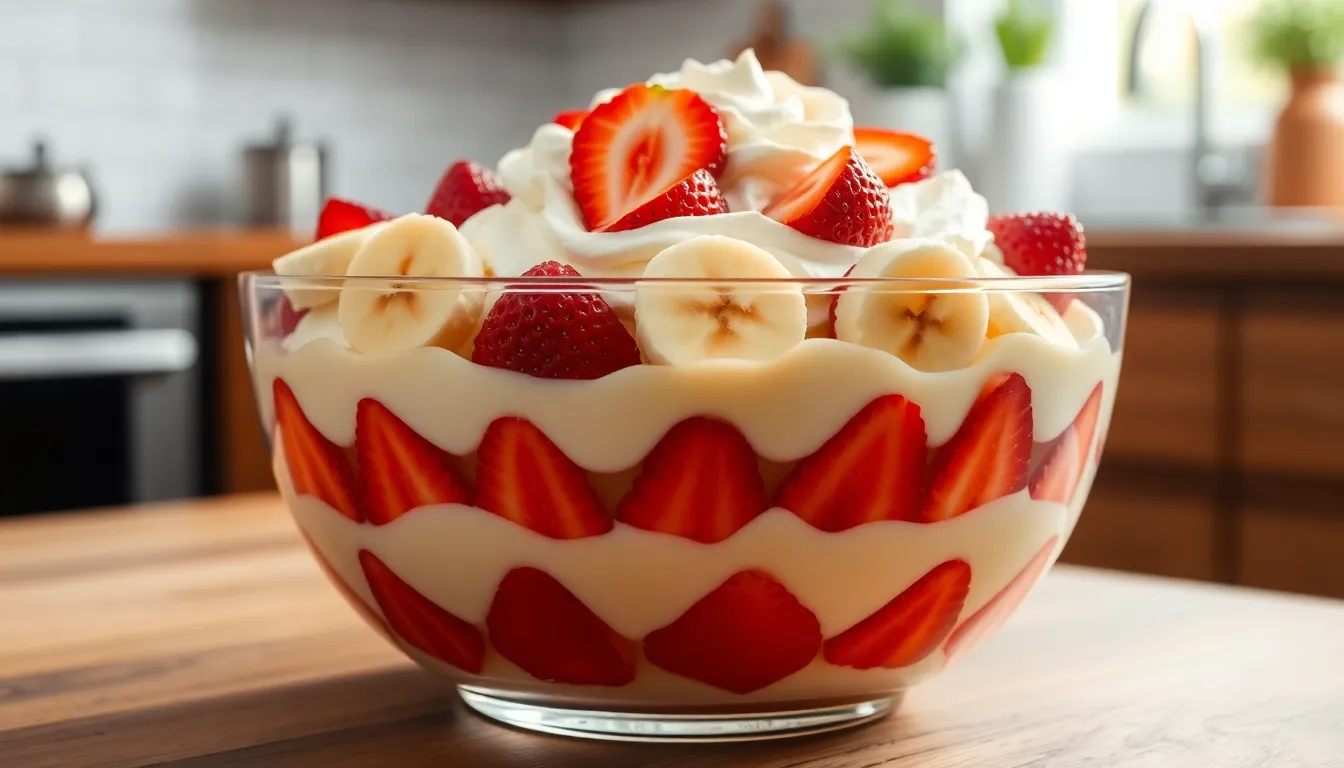 Easy Strawberry Banana Pudding Recipe - No-Bake Dessert in 30 Minutes 10 Easy Strawberry Banana Pudding Recipe - No-Bake Dessert in 30 Minutes 9