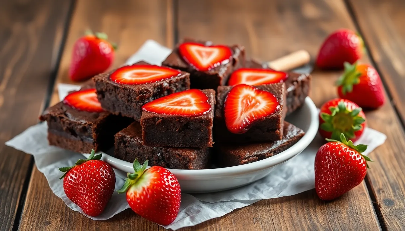 Easy Strawberry Brownies Recipe: Fudgy Chocolate with Fresh Berry Swirls 10 Easy Strawberry Brownies Recipe: Fudgy Chocolate with Fresh Berry Swirls 9