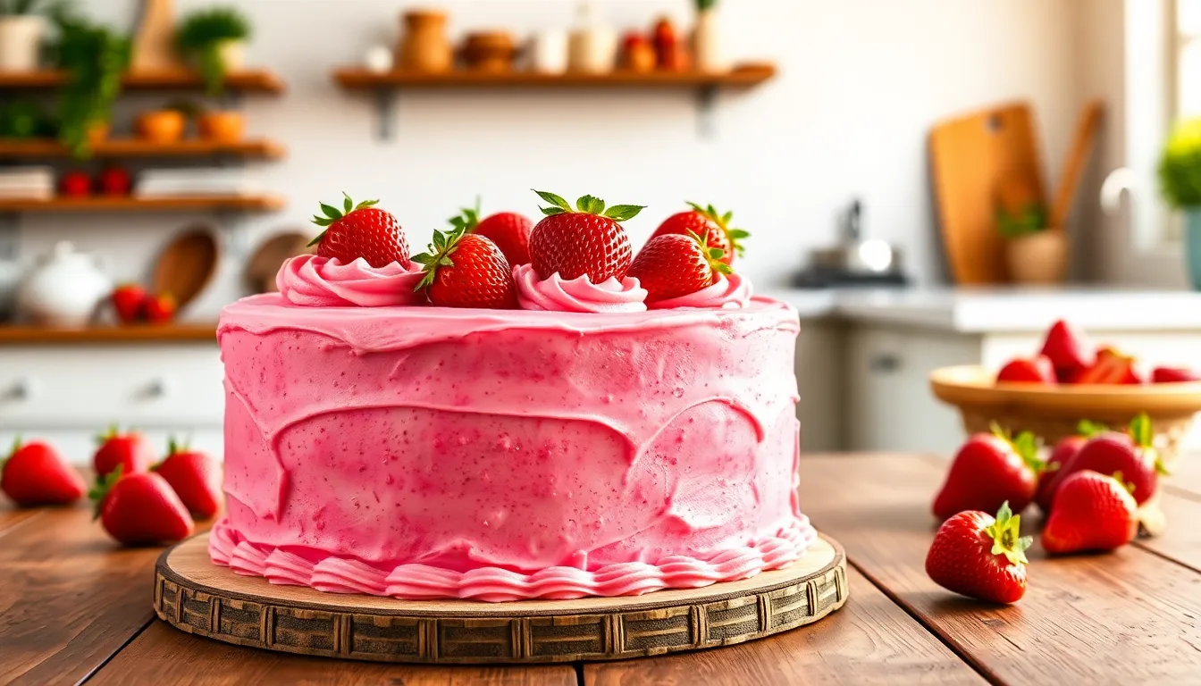Perfect Strawberry Cream Cheese Frosting Recipe (Bakery-Quality Results!) 10 Perfect Strawberry Cream Cheese Frosting Recipe (Bakery-Quality Results!) 9