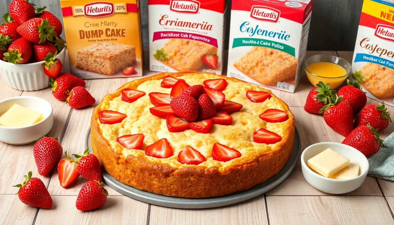 Easy Strawberry Dump Cake Recipe: 5-Ingredient Dessert Ready in 45 Minutes 10 Easy Strawberry Dump Cake Recipe: 5-Ingredient Dessert Ready in 45 Minutes 9