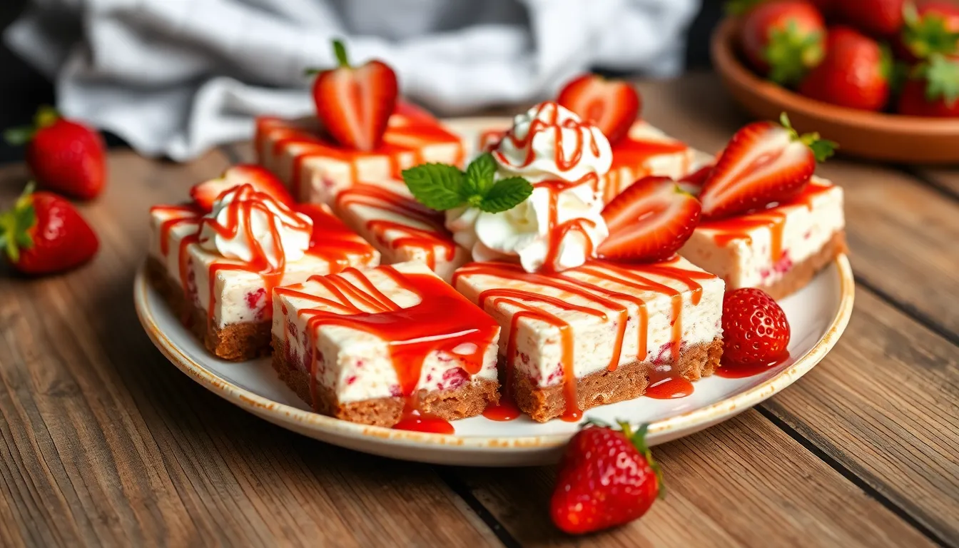 Ultimate Strawberry Pretzel Cheesecake Recipe (Sweet & Salty Perfection!) 10 Ultimate Strawberry Pretzel Cheesecake Recipe (Sweet & Salty Perfection!) 9