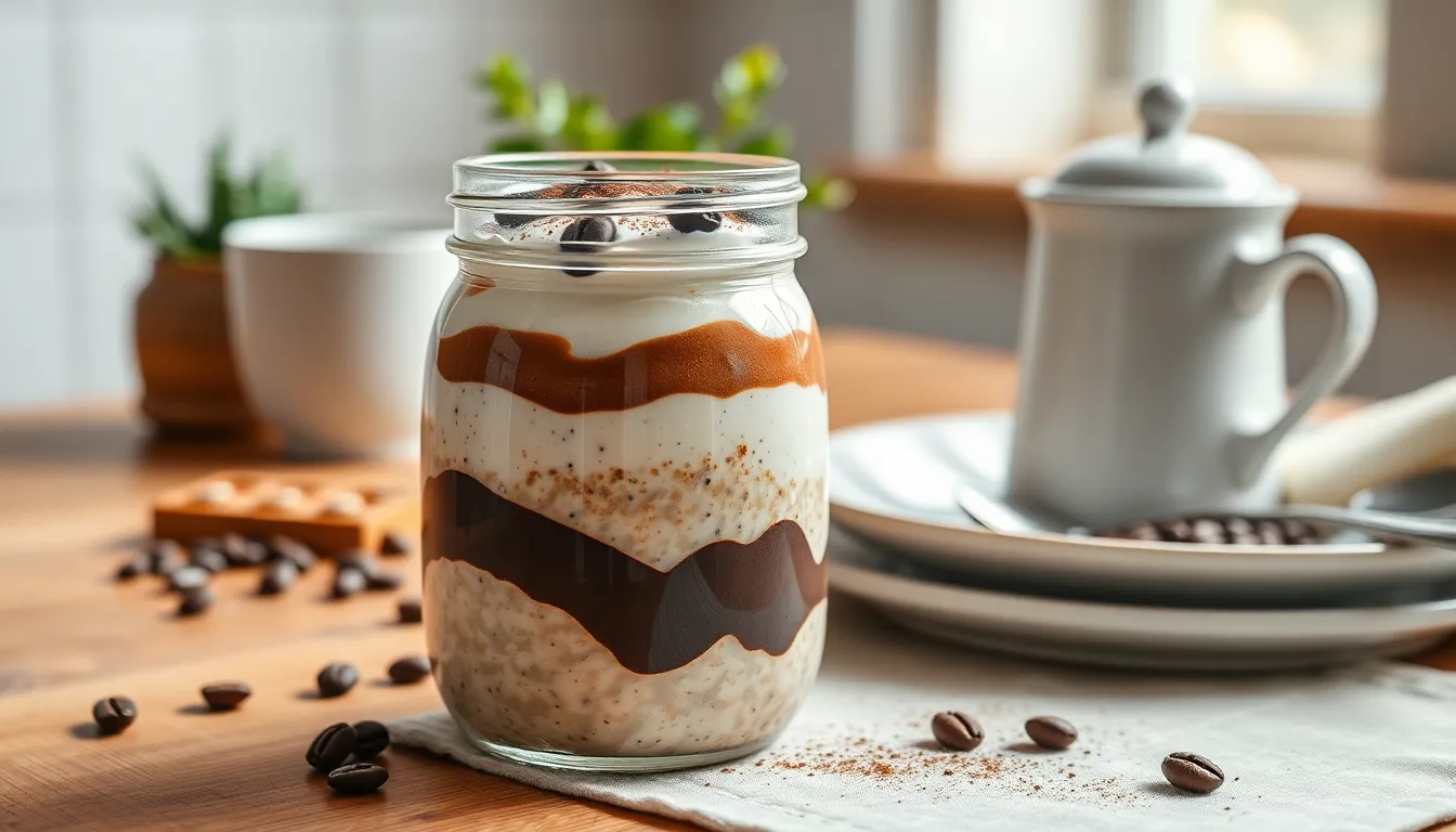 Tiramisu Overnight Oats Recipe: Italian Dessert Meets Healthy Breakfast 10 Tiramisu Overnight Oats Recipe: Italian Dessert Meets Healthy Breakfast 9