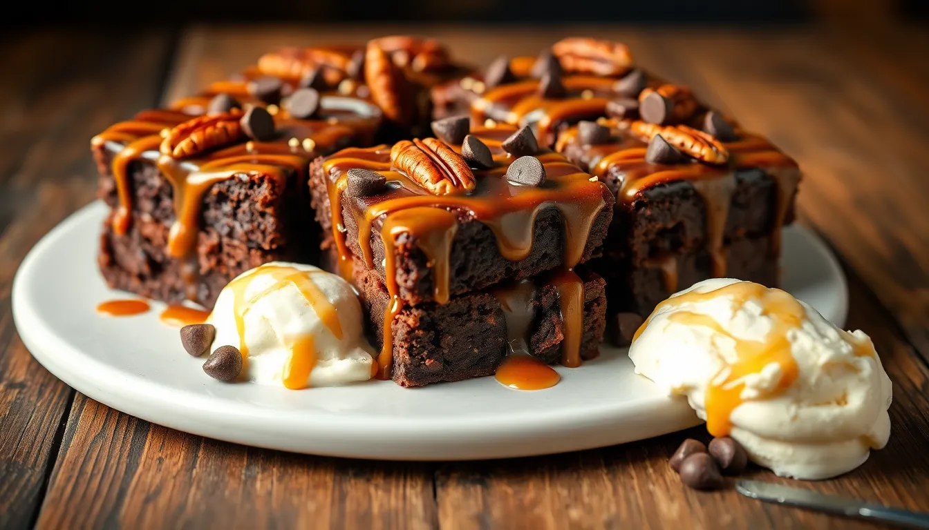 Ultimate Turtle Brownies Recipe: Rich Chocolate, Gooey Caramel & Crunchy Pecans 10 Ultimate Turtle Brownies Recipe: Rich Chocolate, Gooey Caramel & Crunchy Pecans 9