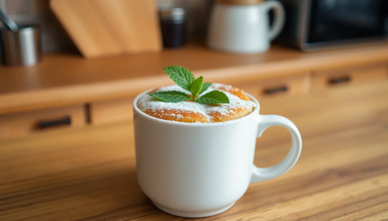 90-Second Vanilla Mug Cake Recipe: Perfect Single-Serving Dessert in Minutes 9
