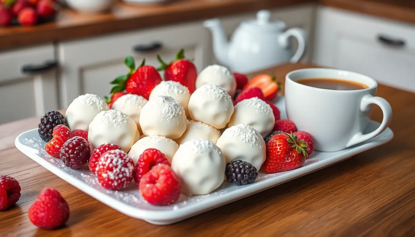 Easy White Chocolate Truffles Recipe: Luxurious Homemade Treats in 30 Minutes 10 Easy White Chocolate Truffles Recipe: Luxurious Homemade Treats in 30 Minutes 9