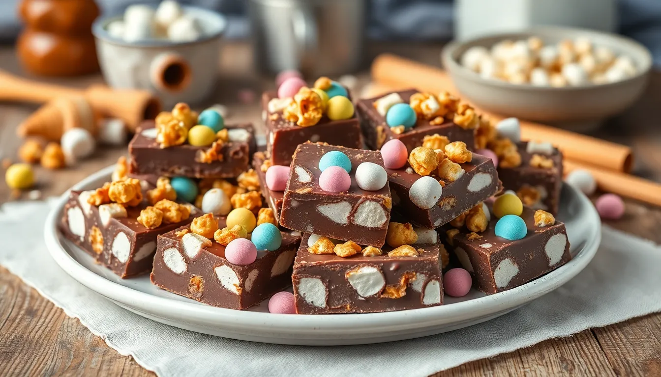 Easy Biscoff Rocky Road Recipe: No-Bake Dessert with Cookie Butter & Marshmallows 12 Easy Biscoff Rocky Road Recipe: No-Bake Dessert with Cookie Butter & Marshmallows 11