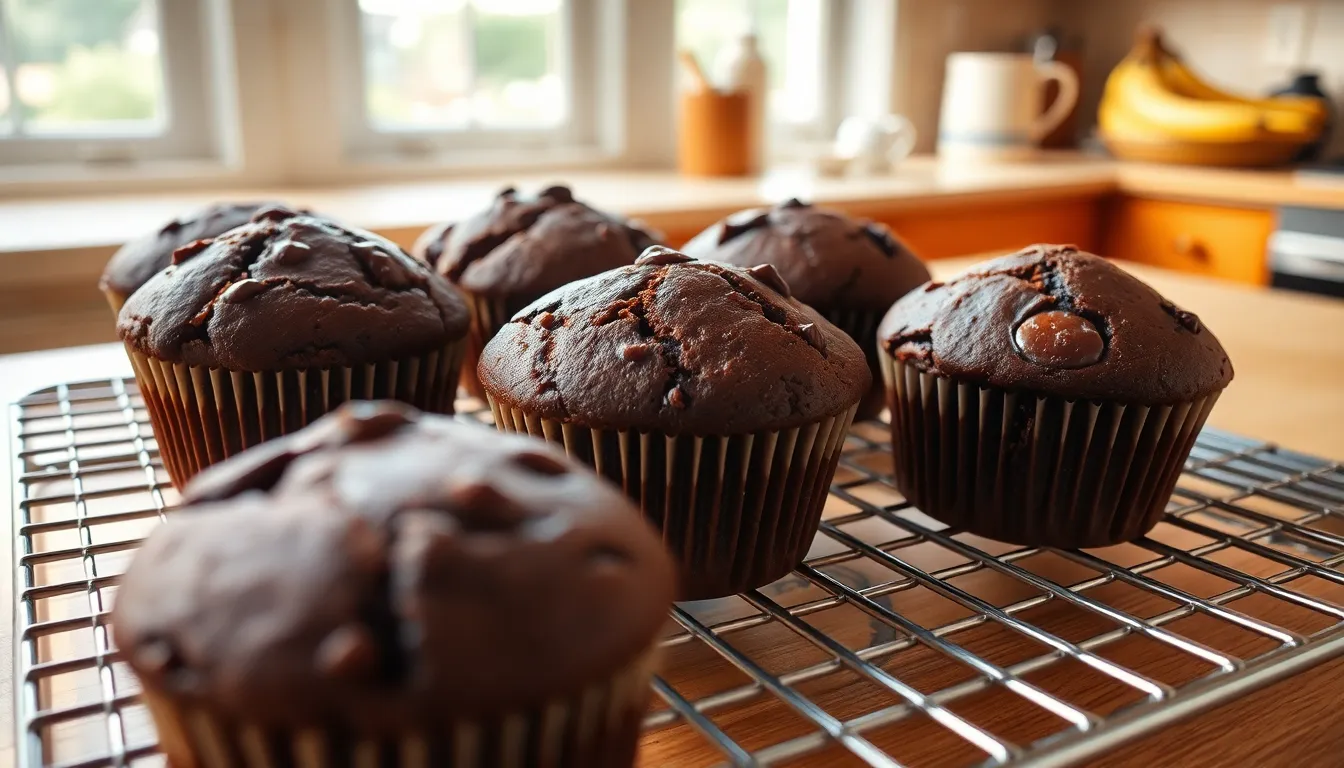 Easy Chocolate Banana Muffins Recipe (Moist & Bakery-Style!) 12 Easy Chocolate Banana Muffins Recipe (Moist & Bakery-Style!) 11