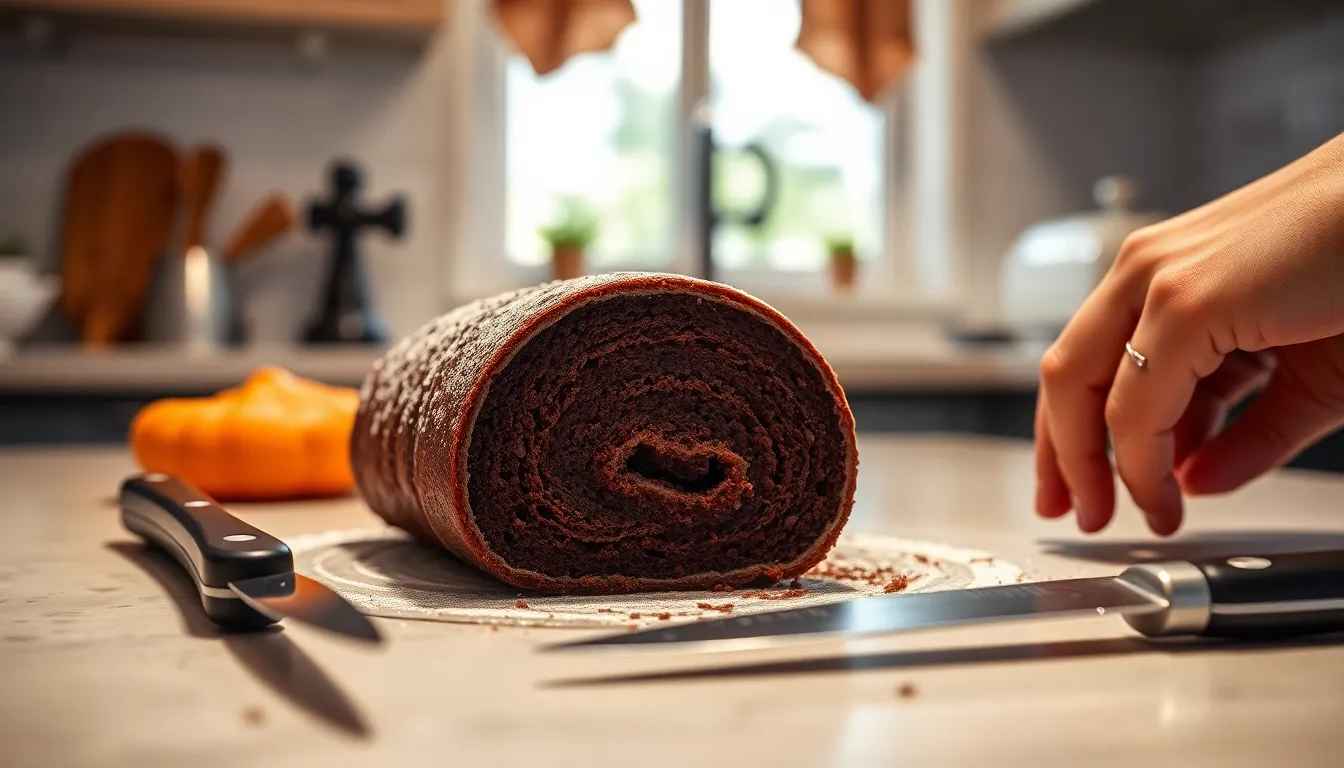 Perfect Chocolate Cake Roll Recipe: Easy Step-by-Step Guide for Beginners 12 Perfect Chocolate Cake Roll Recipe: Easy Step-by-Step Guide for Beginners 11