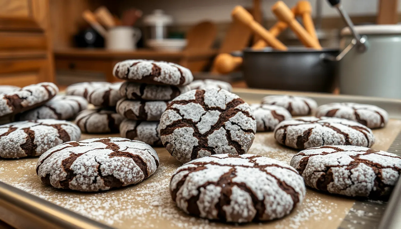 Perfect Chocolate Crinkle Cookies Recipe: Fudgy, Chewy & Irresistible 12 Perfect Chocolate Crinkle Cookies Recipe: Fudgy, Chewy & Irresistible 11