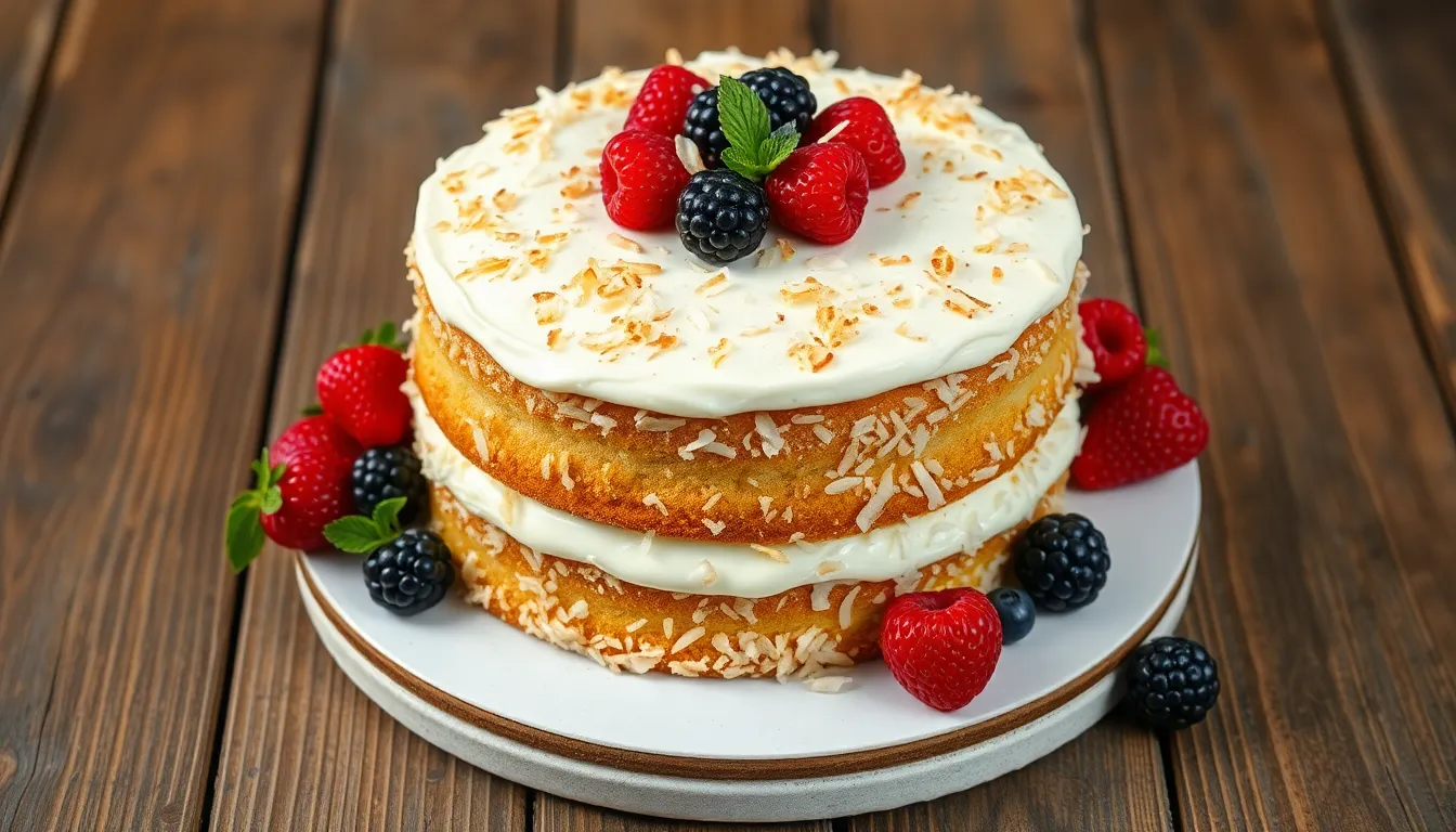 The Ultimate Coconut Cake Recipe: Moist, Fluffy & Southern-Style Perfection 12 The Ultimate Coconut Cake Recipe: Moist, Fluffy & Southern-Style Perfection 11