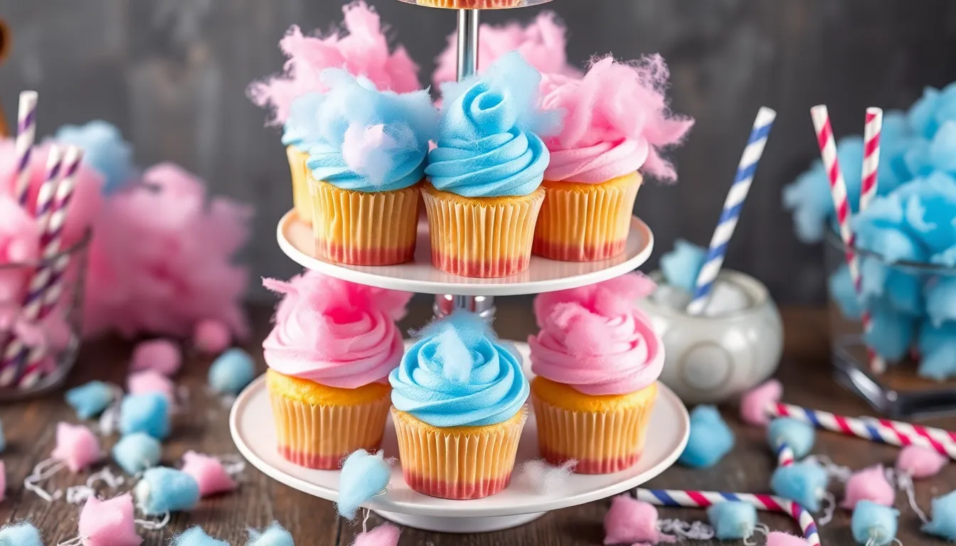 Cotton Candy Cupcakes Recipe: Fluffy Carnival Treats That Melt in Your Mouth 12 Cotton Candy Cupcakes Recipe: Fluffy Carnival Treats That Melt in Your Mouth 11
