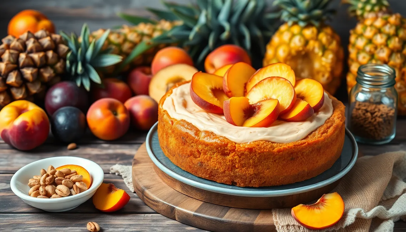 Easy Peach Cake Recipe: Moist One-Bowl Summer Dessert Ready in 45 Minutes 12 Easy Peach Cake Recipe: Moist One-Bowl Summer Dessert Ready in 45 Minutes 11