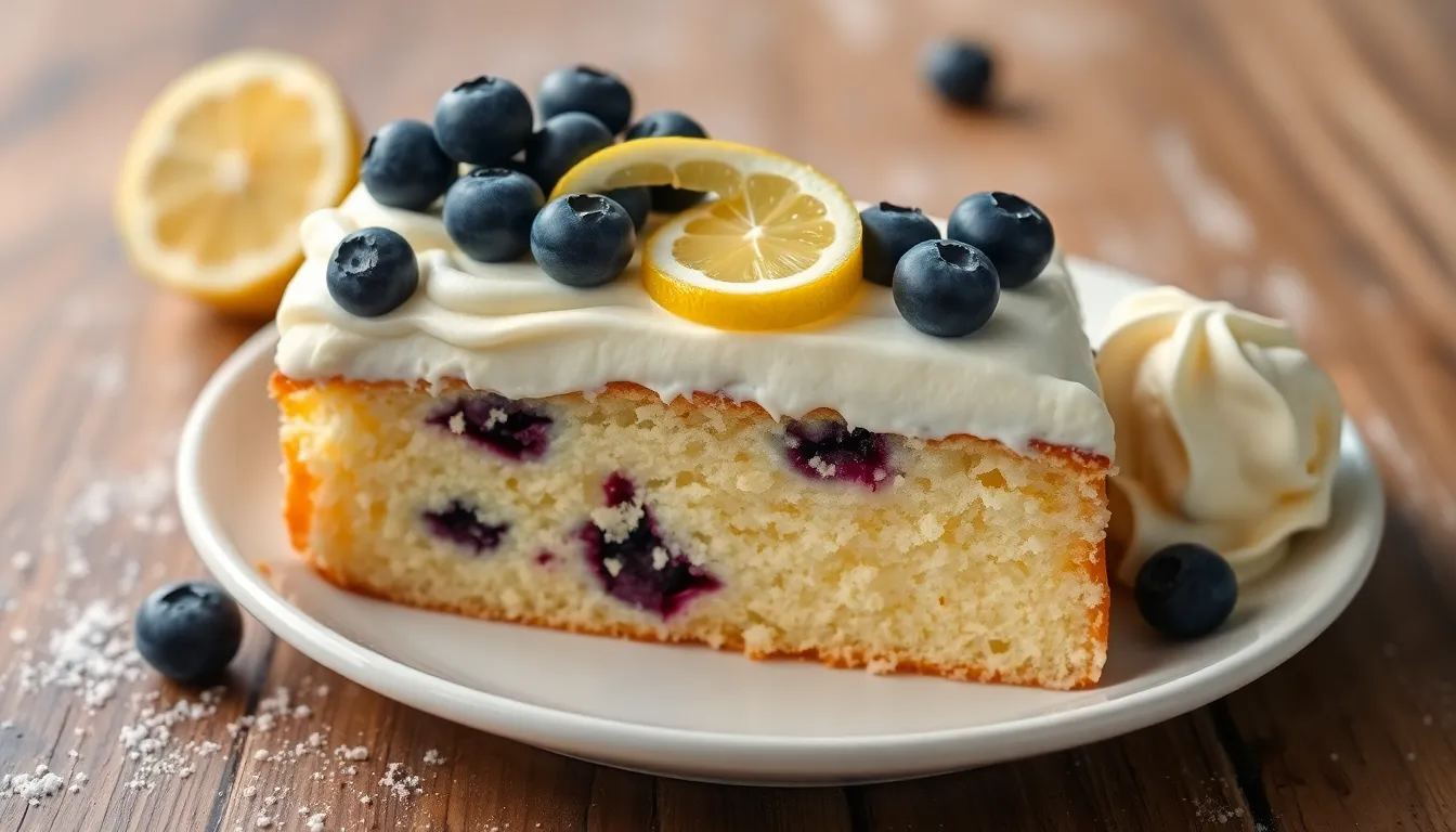 Easy Lemon Blueberry Cake Recipe - Moist, Fluffy & Bursting with Fresh Flavor 12 Easy Lemon Blueberry Cake Recipe - Moist, Fluffy & Bursting with Fresh Flavor 11