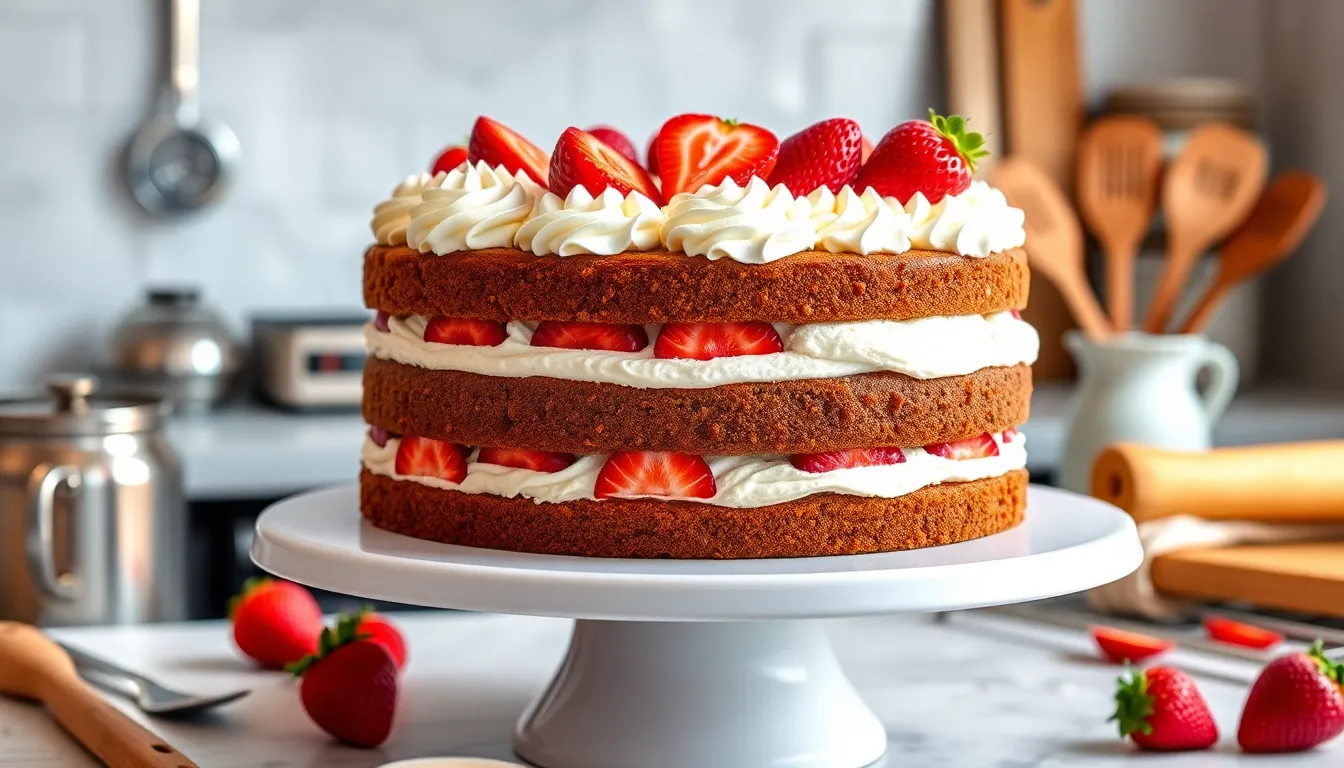 Easy Neapolitan Cake Recipe: 3-Layer Vanilla, Chocolate & Strawberry Delight 12 Easy Neapolitan Cake Recipe: 3-Layer Vanilla, Chocolate & Strawberry Delight 11