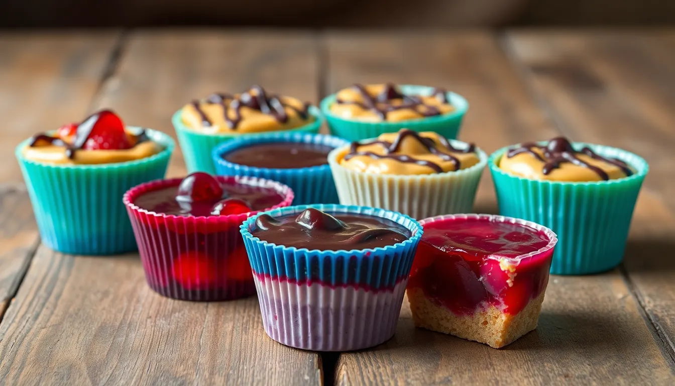 Easy Peanut Butter and Jelly Cups Recipe - No-Bake Bite-Sized PB&J Treats 12 Easy Peanut Butter and Jelly Cups Recipe - No-Bake Bite-Sized PB&J Treats 11