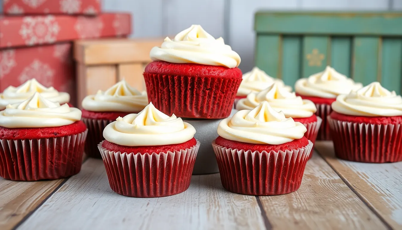 Easy Red Velvet Muffins Recipe: Bakery-Style with Cream Cheese Frosting 12 Easy Red Velvet Muffins Recipe: Bakery-Style with Cream Cheese Frosting 11