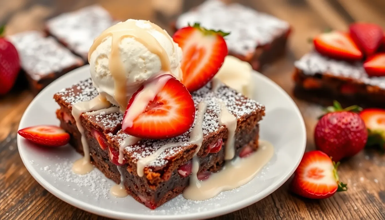 Easy Strawberry Brownies Recipe: Fudgy Chocolate with Fresh Berry Swirls 12 Easy Strawberry Brownies Recipe: Fudgy Chocolate with Fresh Berry Swirls 11
