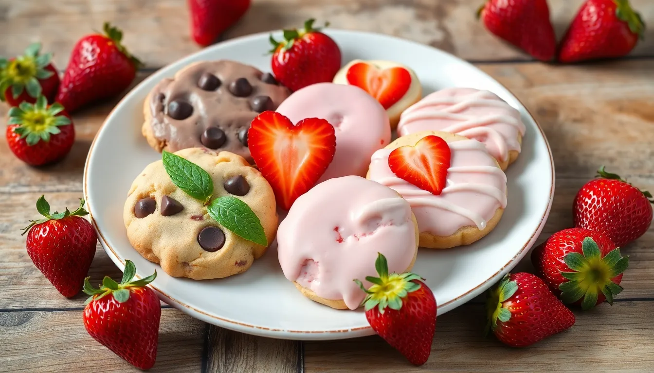 Soft & Chewy Strawberry Cookies Recipe (Fresh Summer Flavor!) 12 Soft & Chewy Strawberry Cookies Recipe (Fresh Summer Flavor!) 11