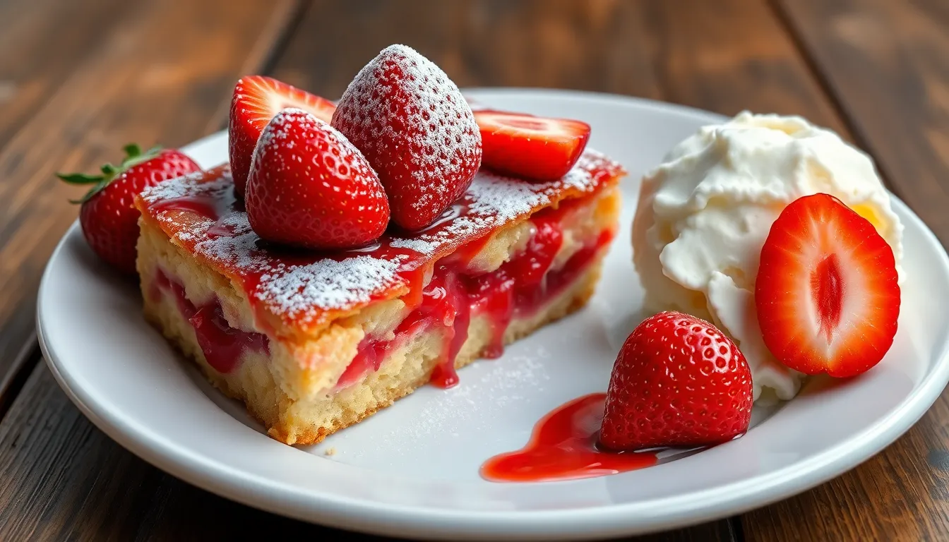 Easy Strawberry Dump Cake Recipe: 5-Ingredient Dessert Ready in 45 Minutes 12 Easy Strawberry Dump Cake Recipe: 5-Ingredient Dessert Ready in 45 Minutes 11