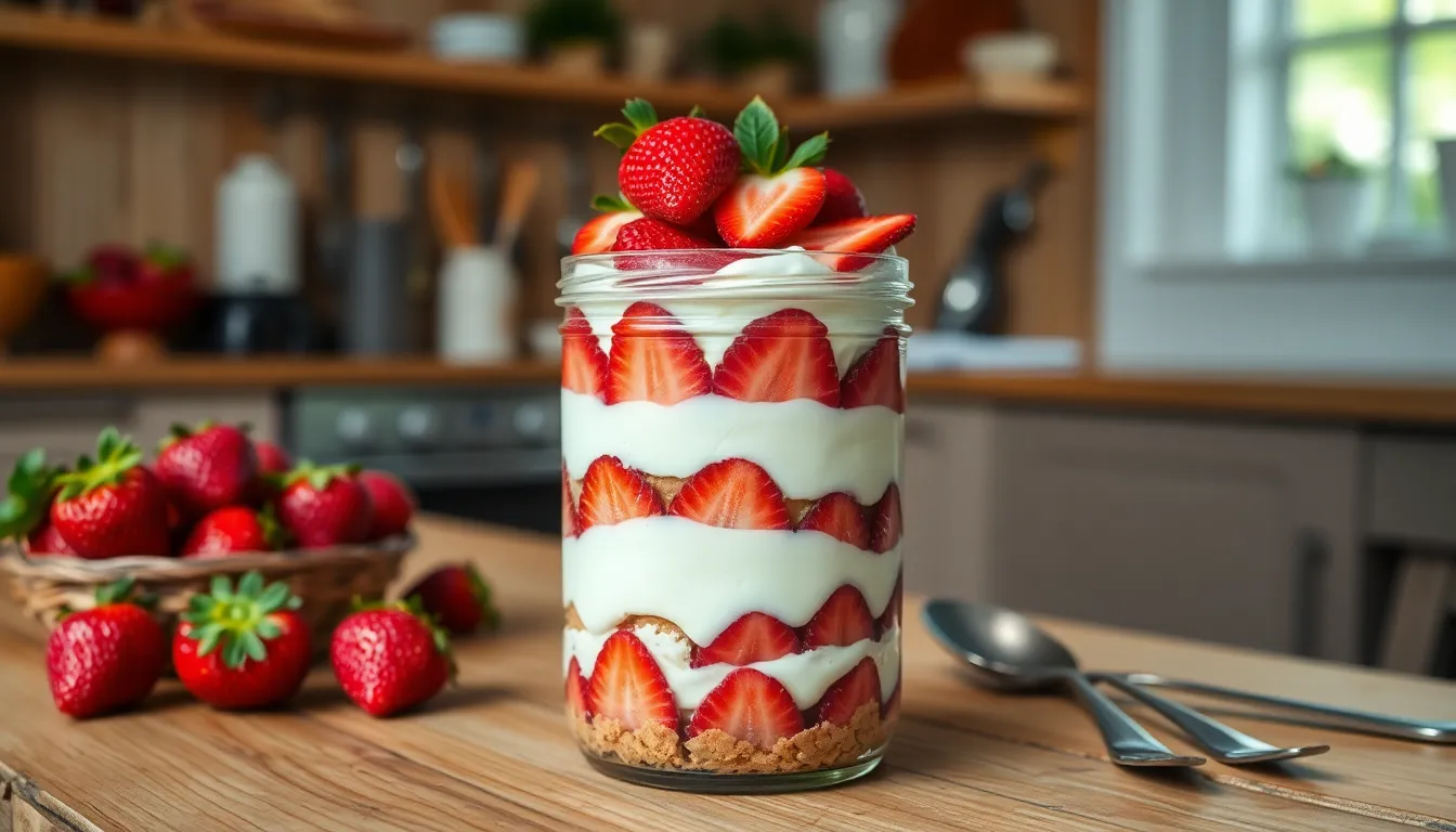 Easy Strawberry Tiramisu Recipe: No-Bake Summer Dessert in 30 Minutes 12 Easy Strawberry Tiramisu Recipe: No-Bake Summer Dessert in 30 Minutes 11
