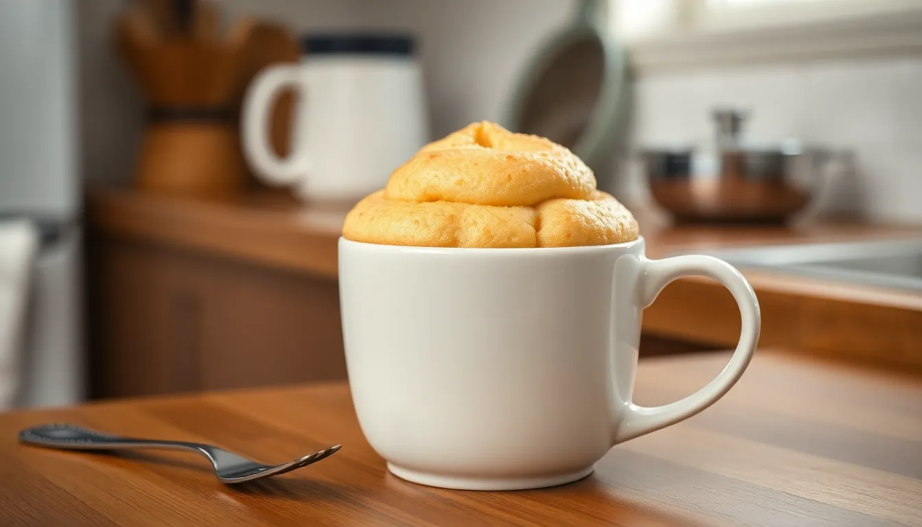 90-Second Vanilla Mug Cake Recipe: Perfect Single-Serving Dessert in Minutes 11