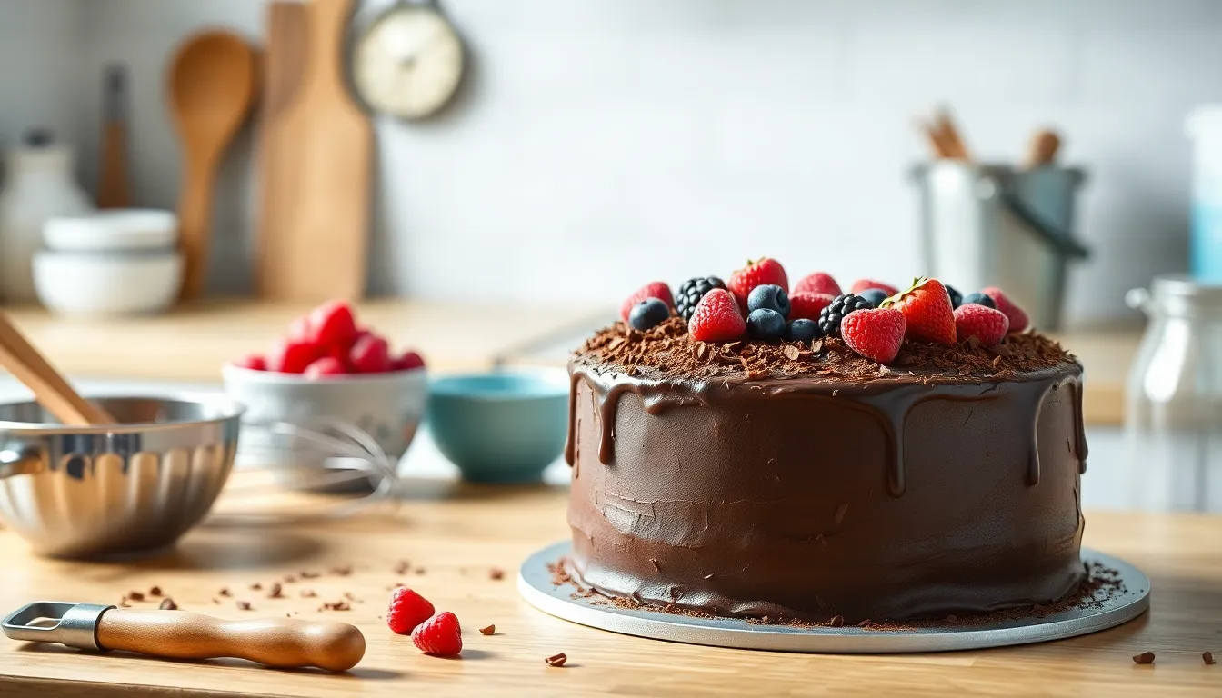 The Ultimate Vegan Chocolate Cake Recipe: Rich, Moist & Dairy-Free 12 The Ultimate Vegan Chocolate Cake Recipe: Rich, Moist & Dairy-Free 11