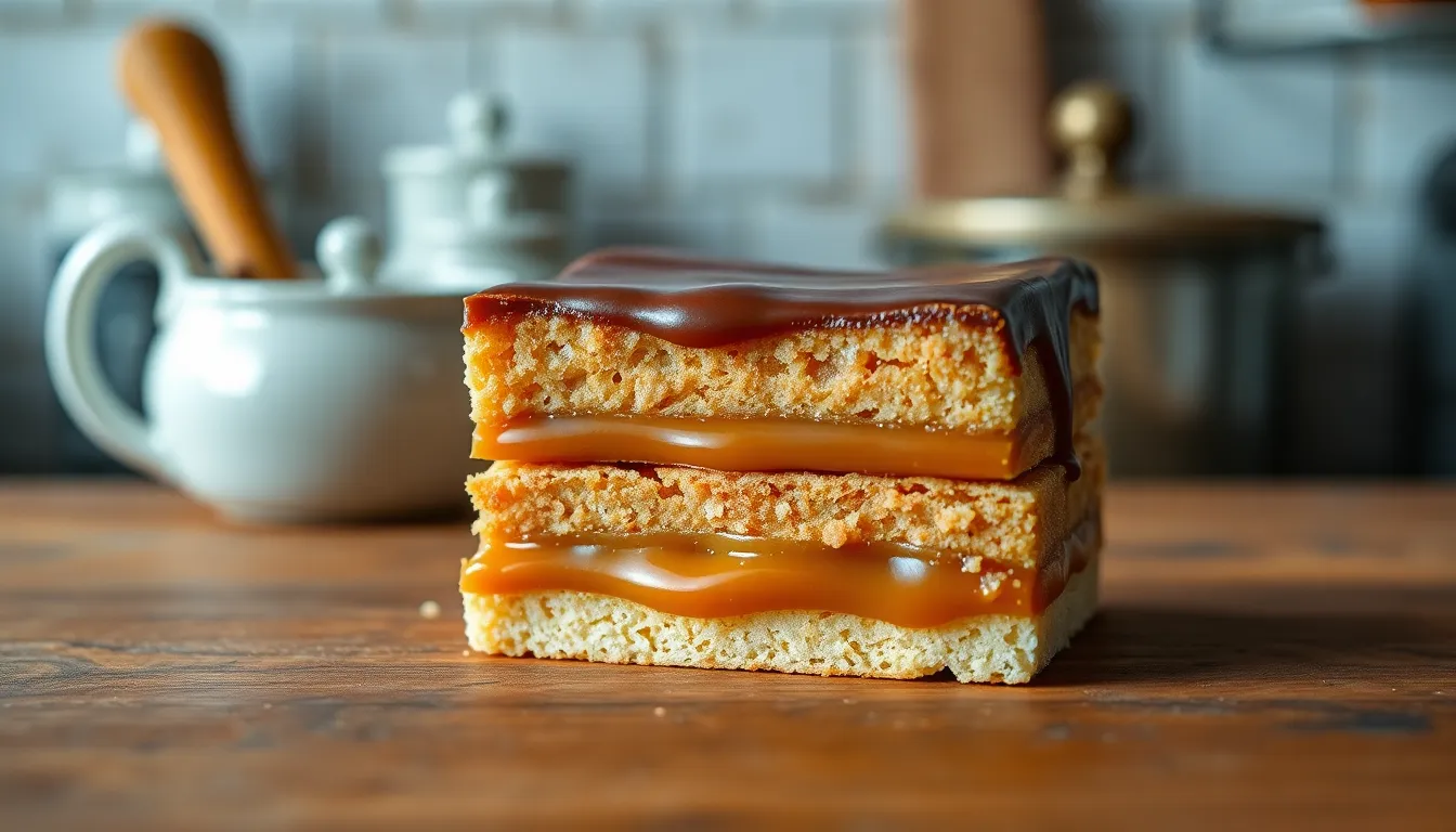 Ultimate Caramel Slice Recipe: Bakery-Quality Dessert in 3 Perfect Layers 14 Ultimate Caramel Slice Recipe: Bakery-Quality Dessert in 3 Perfect Layers 13