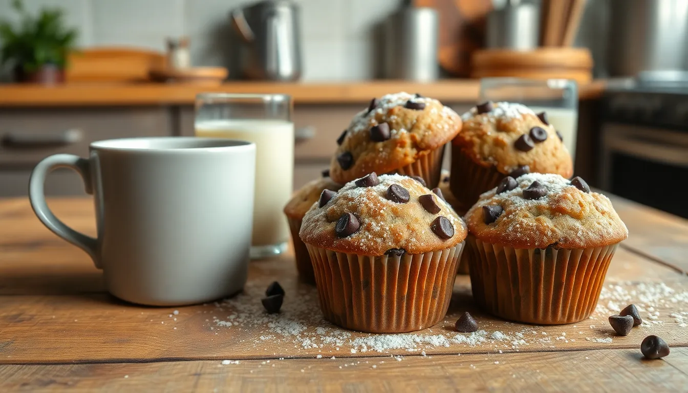 Perfect Chocolate Chip Muffins Recipe: Bakery-Style in 30 Minutes 14 Perfect Chocolate Chip Muffins Recipe: Bakery-Style in 30 Minutes 13