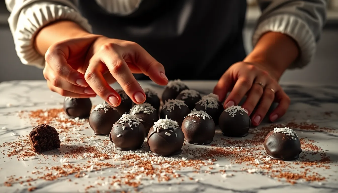 Easy Chocolate Coconut Truffles Recipe (No-Bake + Make-Ahead Tips!) 14 Easy Chocolate Coconut Truffles Recipe (No-Bake + Make-Ahead Tips!) 13
