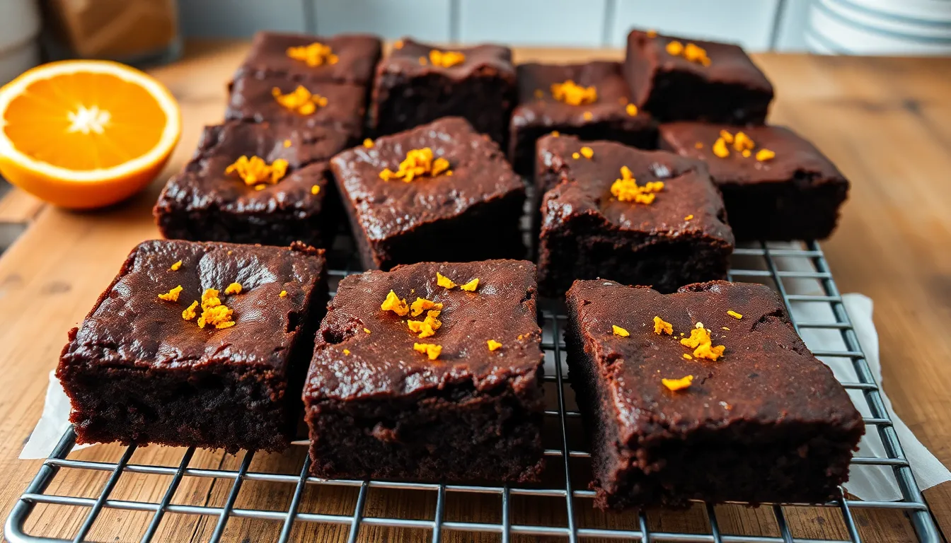 Ultimate Chocolate Orange Brownies Recipe: Fudgy, Citrusy & Irresistible 14 Ultimate Chocolate Orange Brownies Recipe: Fudgy, Citrusy & Irresistible 13
