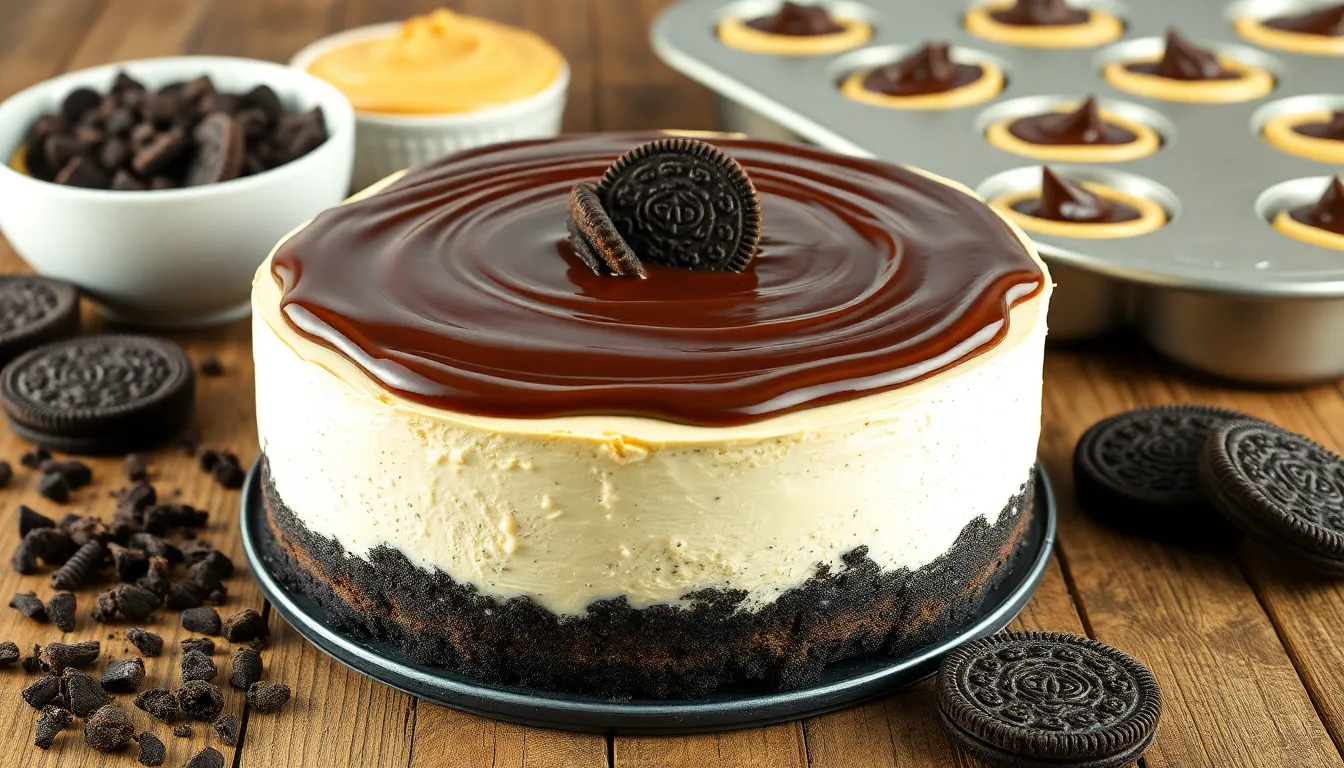 Easy No Bake Oreo Cheesecake Recipe (Ready in 20 Minutes!) 14 Easy No Bake Oreo Cheesecake Recipe (Ready in 20 Minutes!) 13