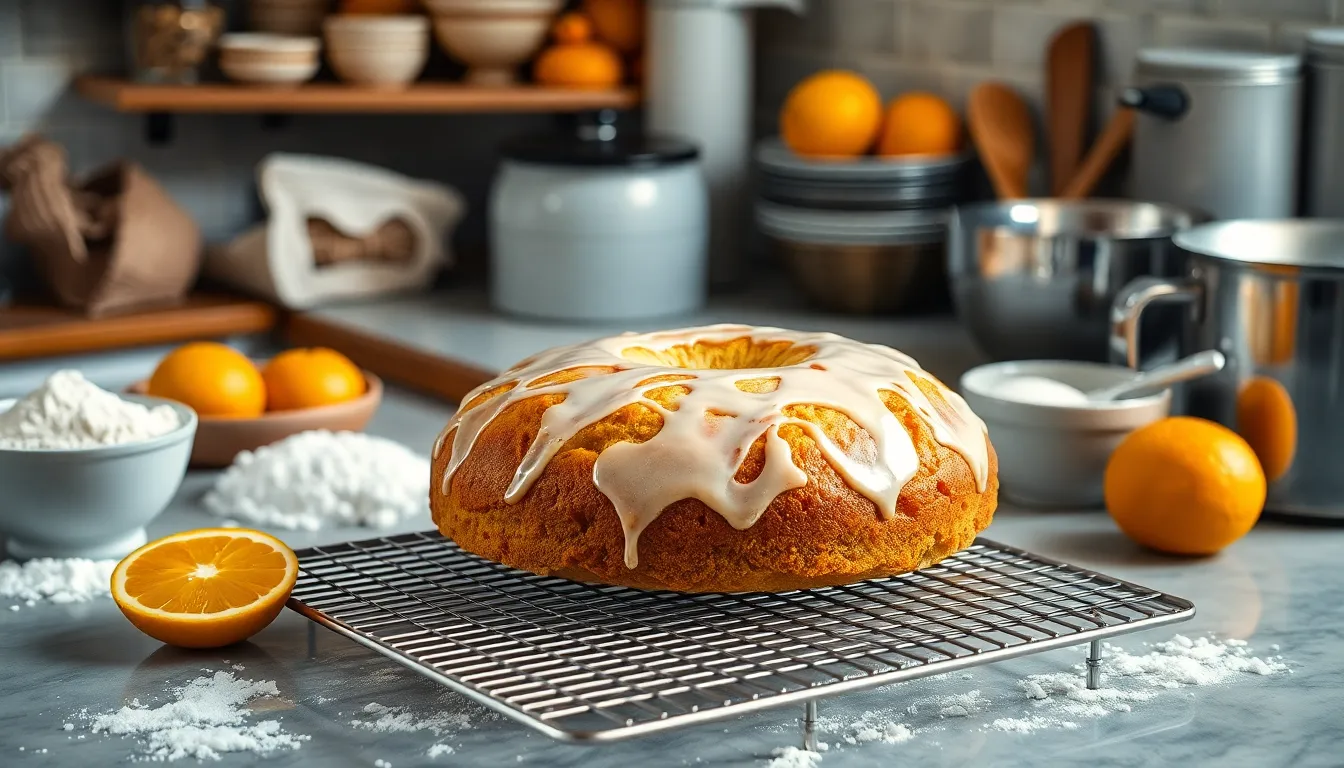 Easy Orange Pound Cake Recipe with Fresh Orange Glaze (Moist & Fluffy!) 14 Easy Orange Pound Cake Recipe with Fresh Orange Glaze (Moist & Fluffy!) 13