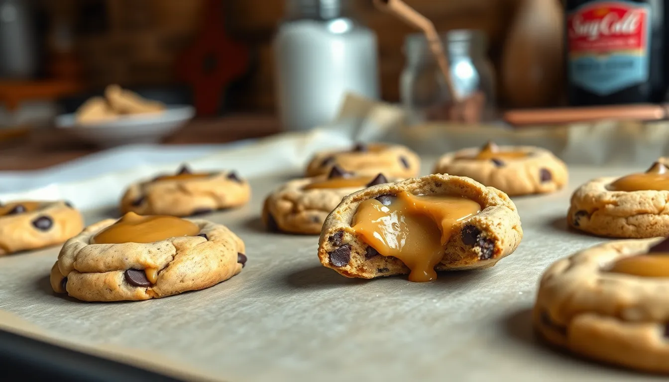 Peanut Butter Stuffed Chocolate Chip Cookies: The Ultimate Gooey Center Recipe 14 Peanut Butter Stuffed Chocolate Chip Cookies: The Ultimate Gooey Center Recipe 13