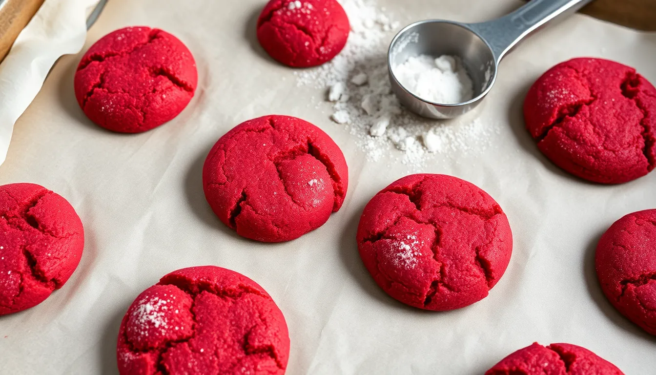 Easy Red Velvet Cake Mix Cookies: Soft, Chewy & Ready in 15 Minutes 14 Easy Red Velvet Cake Mix Cookies: Soft, Chewy & Ready in 15 Minutes 13