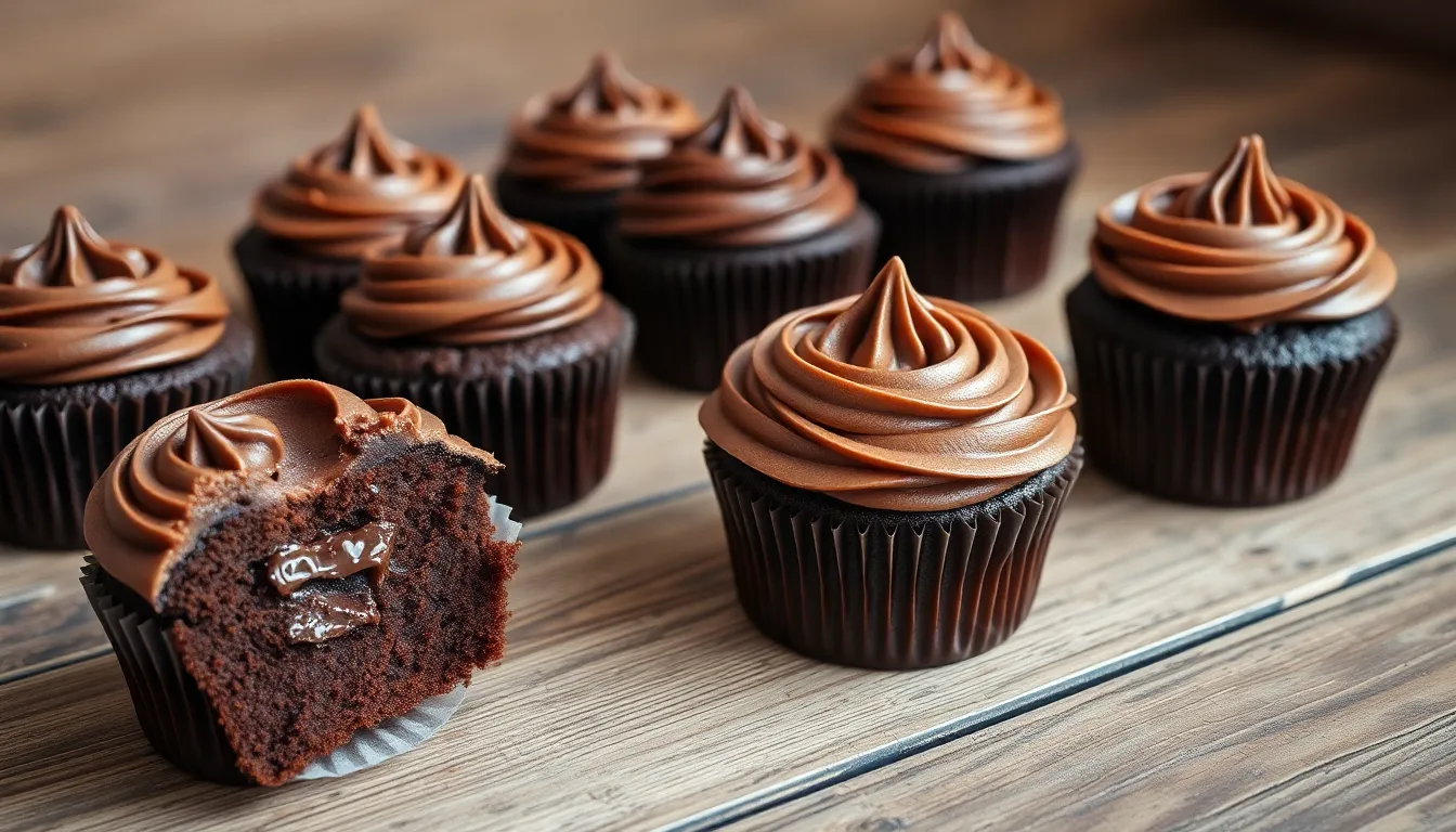 Small Batch Chocolate Cupcakes Recipe (Makes Just 6 Perfect Treats!) 14 Small Batch Chocolate Cupcakes Recipe (Makes Just 6 Perfect Treats!) 13