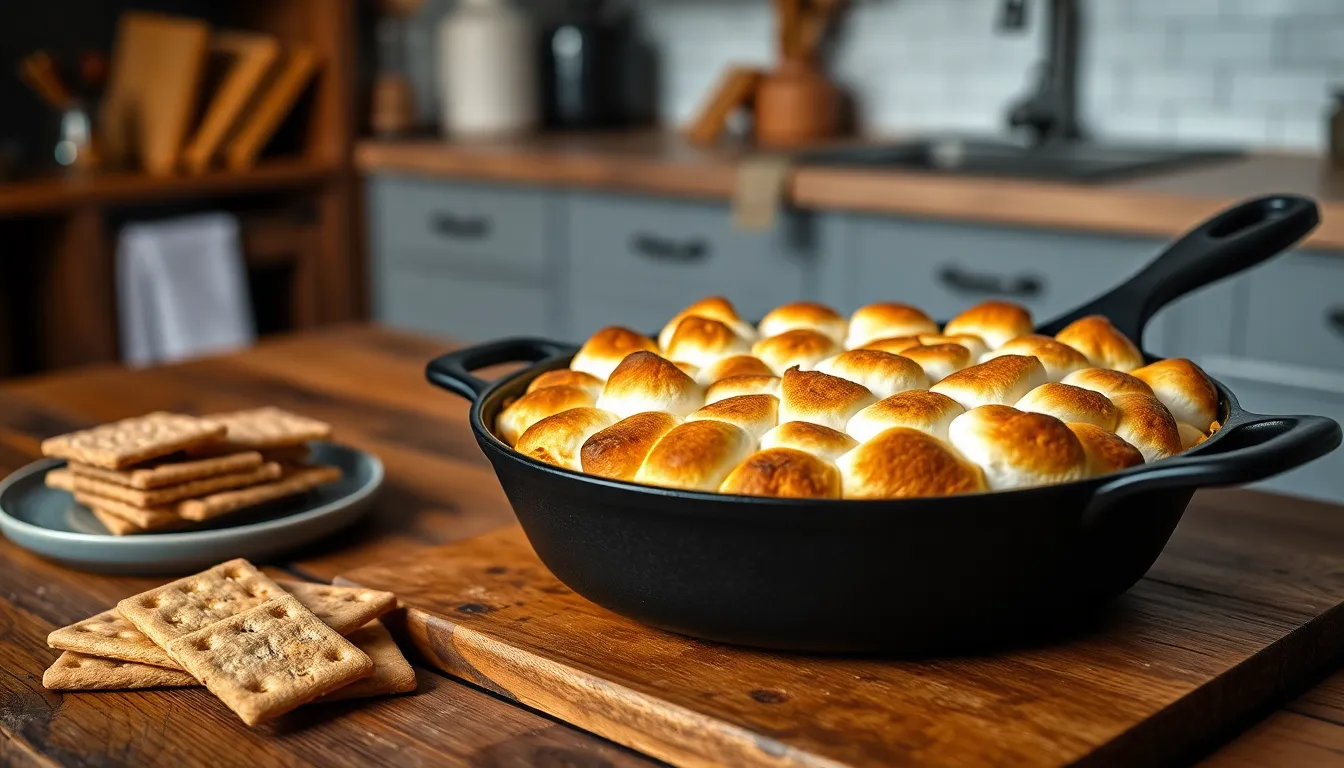 Easy S'mores Dip Recipe: Melted Chocolate Heaven in 10 Minutes (No Campfire Needed!) 14 Easy S'mores Dip Recipe: Melted Chocolate Heaven in 10 Minutes (No Campfire Needed!) 13