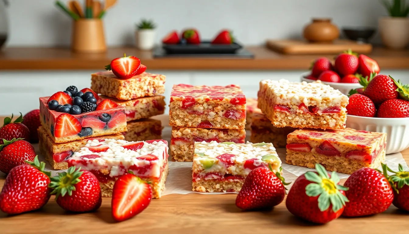 Easy Strawberry Bars Recipe: Perfect Summer Dessert with Buttery Crust & Sweet Filling 14 Easy Strawberry Bars Recipe: Perfect Summer Dessert with Buttery Crust & Sweet Filling 13