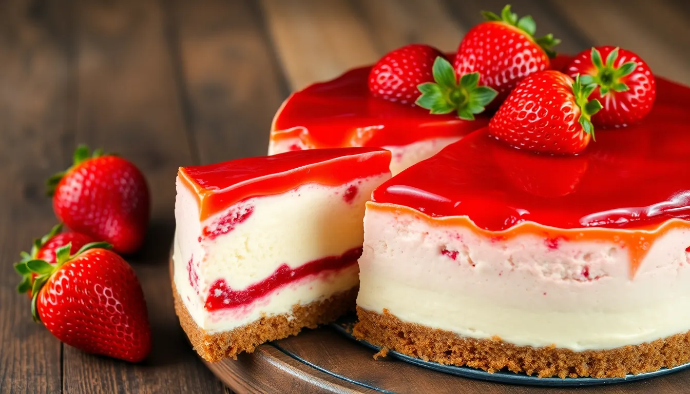 Ultimate Strawberry Pretzel Cheesecake Recipe (Sweet & Salty Perfection!) 14 Ultimate Strawberry Pretzel Cheesecake Recipe (Sweet & Salty Perfection!) 13