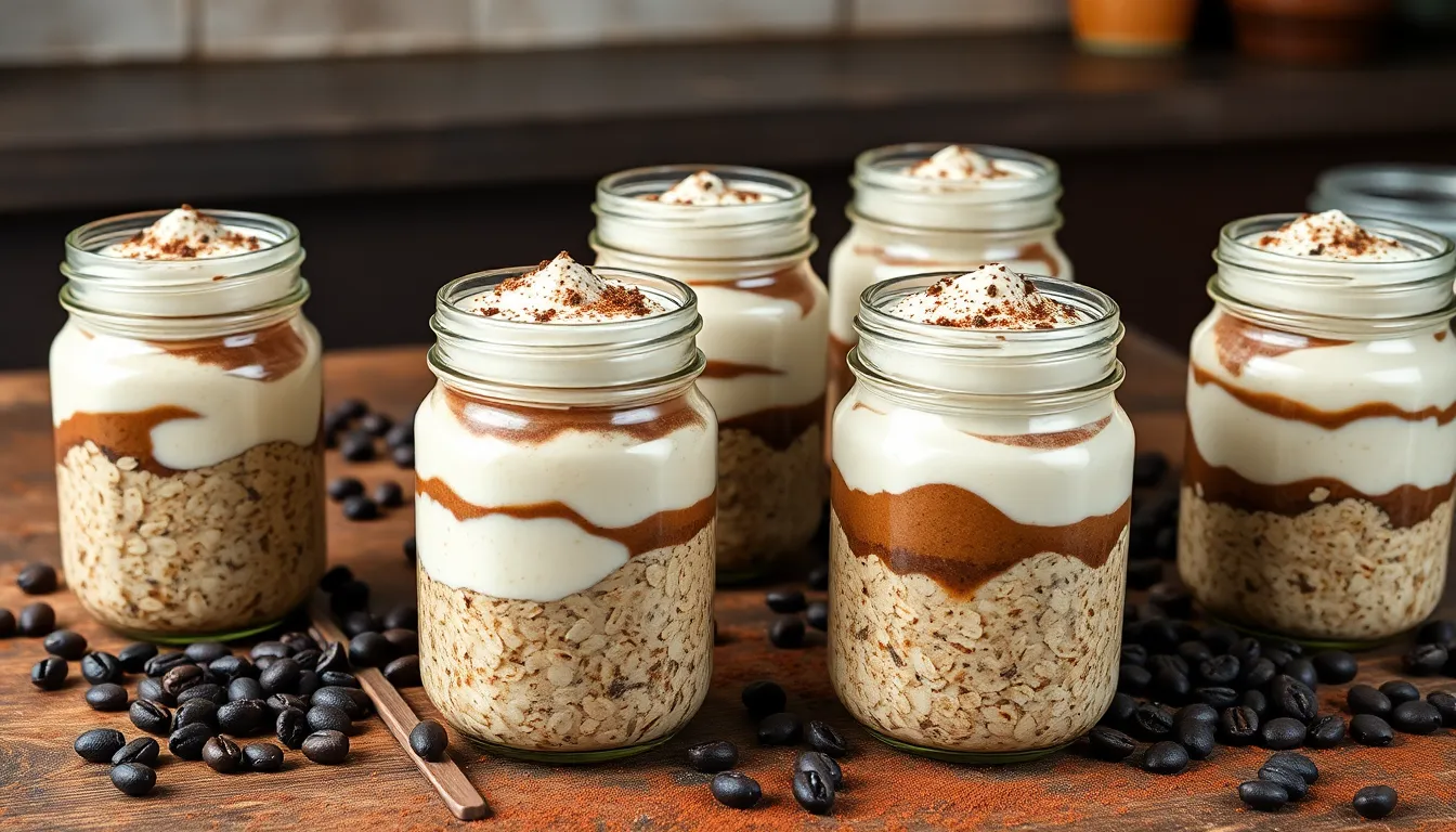 Tiramisu Overnight Oats Recipe: Italian Dessert Meets Healthy Breakfast 14 Tiramisu Overnight Oats Recipe: Italian Dessert Meets Healthy Breakfast 13