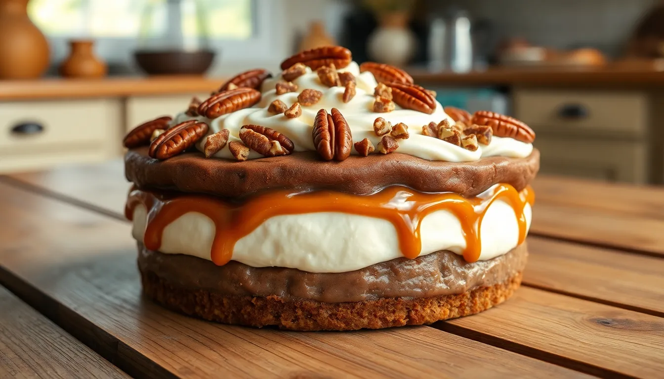Easy Turtle Pie Recipe: Chocolate, Caramel & Pecan Perfection (Make-Ahead Tips!) 14 Easy Turtle Pie Recipe: Chocolate, Caramel & Pecan Perfection (Make-Ahead Tips!) 13