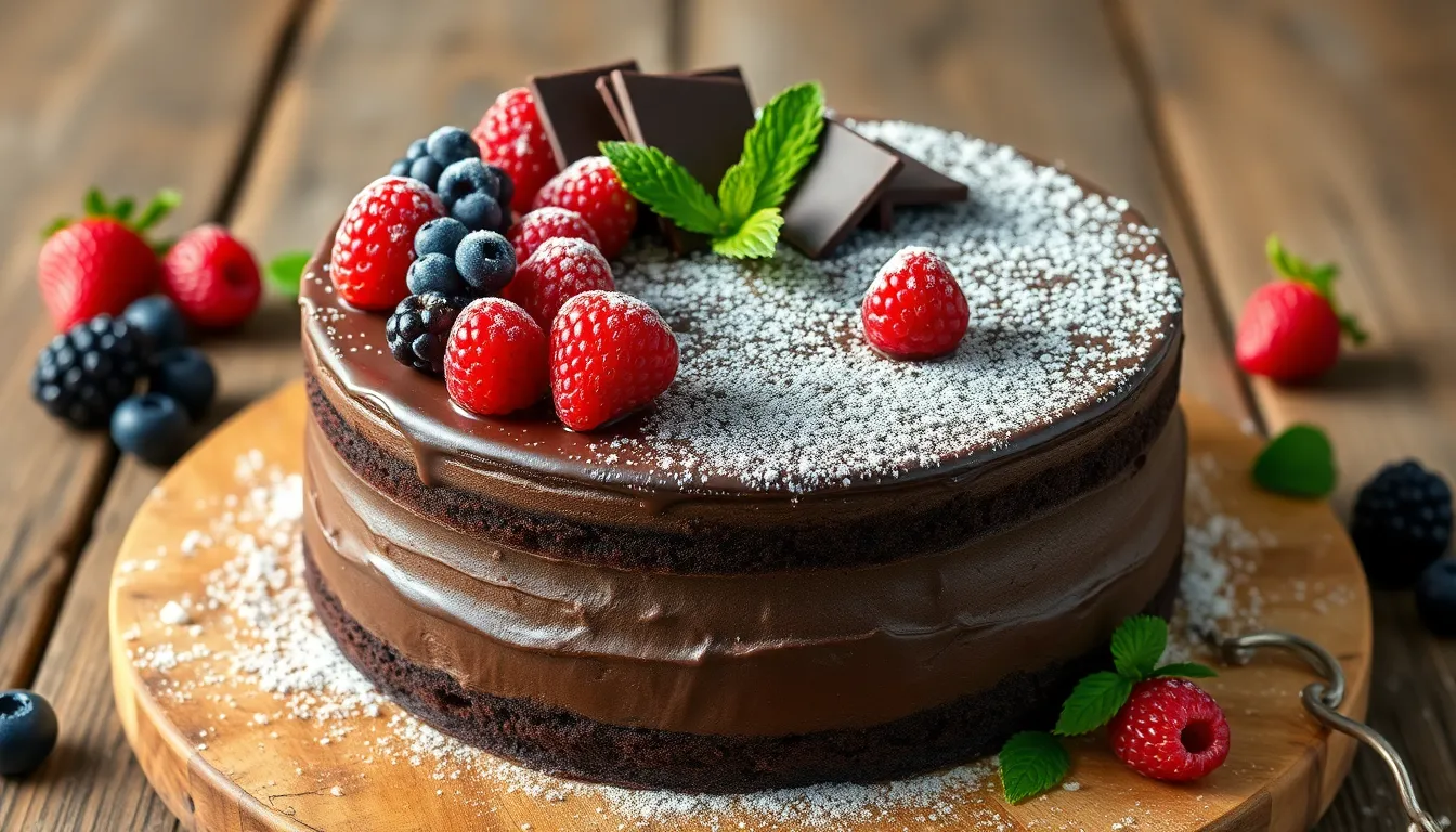 The Ultimate Vegan Chocolate Cake Recipe: Rich, Moist & Dairy-Free 14 The Ultimate Vegan Chocolate Cake Recipe: Rich, Moist & Dairy-Free 13