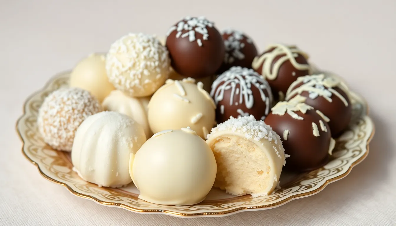 Easy White Chocolate Truffles Recipe: Luxurious Homemade Treats in 30 Minutes 14 Easy White Chocolate Truffles Recipe: Luxurious Homemade Treats in 30 Minutes 13