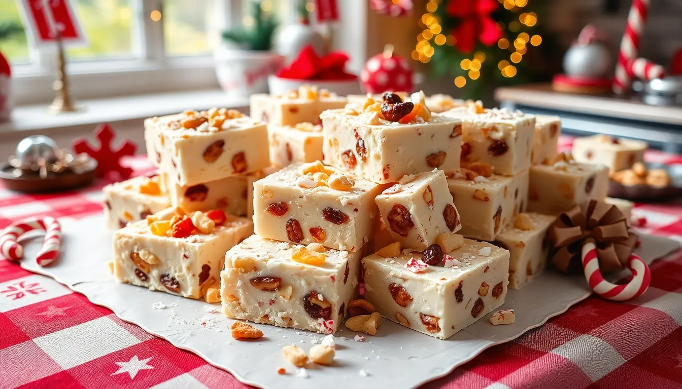Easy White Christmas Recipe: No-Bake Australian Holiday Treat (5 Ingredients!) 14 Easy White Christmas Recipe: No-Bake Australian Holiday Treat (5 Ingredients!) 13