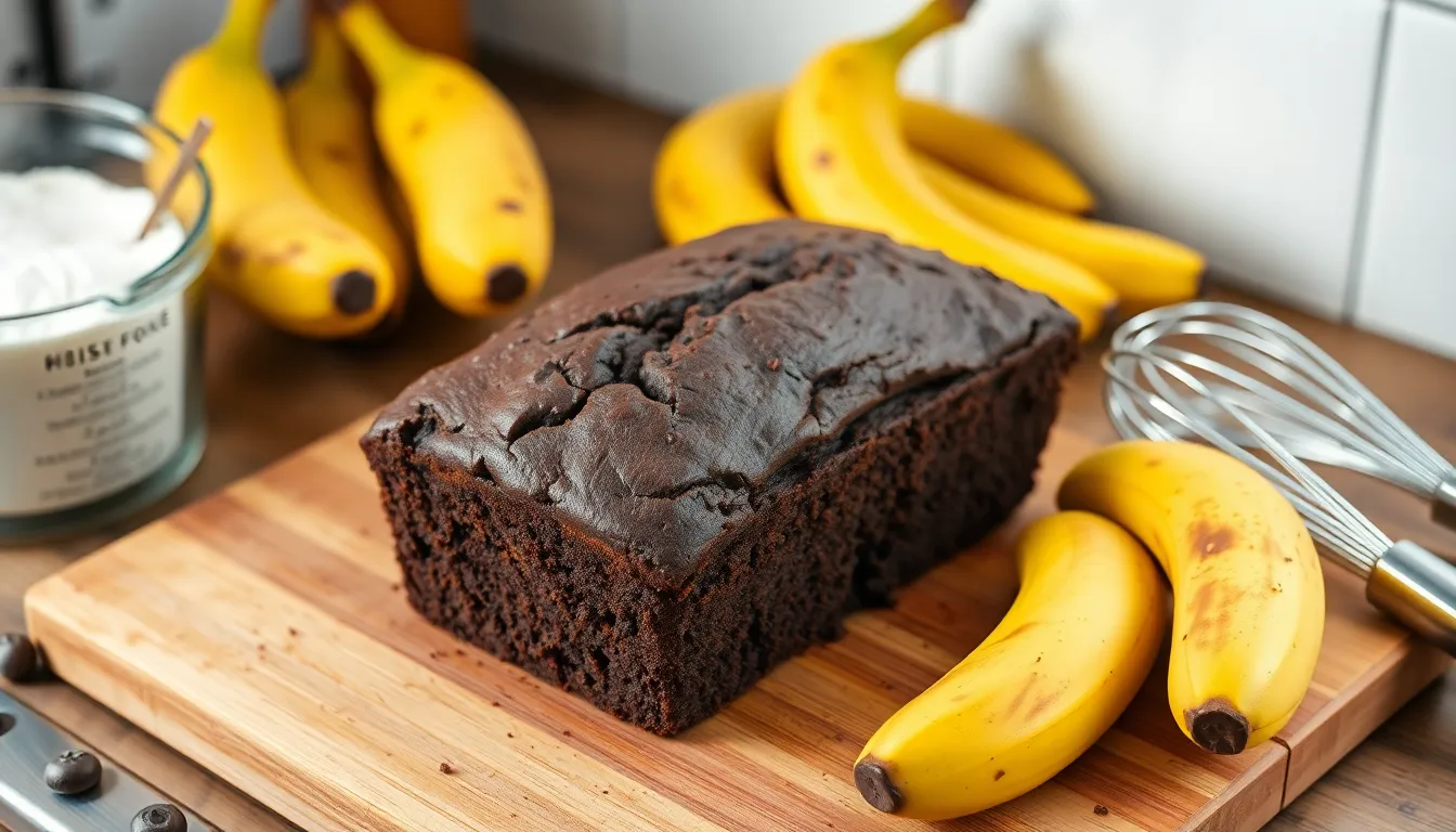 Easy Chocolate Banana Bread Recipe: Moist, Fudgy & Perfect Every Time 16 Easy Chocolate Banana Bread Recipe: Moist, Fudgy & Perfect Every Time 15