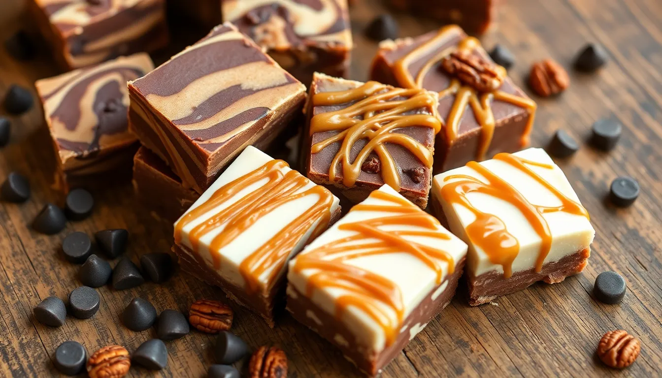 Easy Chocolate Caramel Fudge Recipe: Perfect 3-Layer Homemade Holiday Treat 16 Easy Chocolate Caramel Fudge Recipe: Perfect 3-Layer Homemade Holiday Treat 15