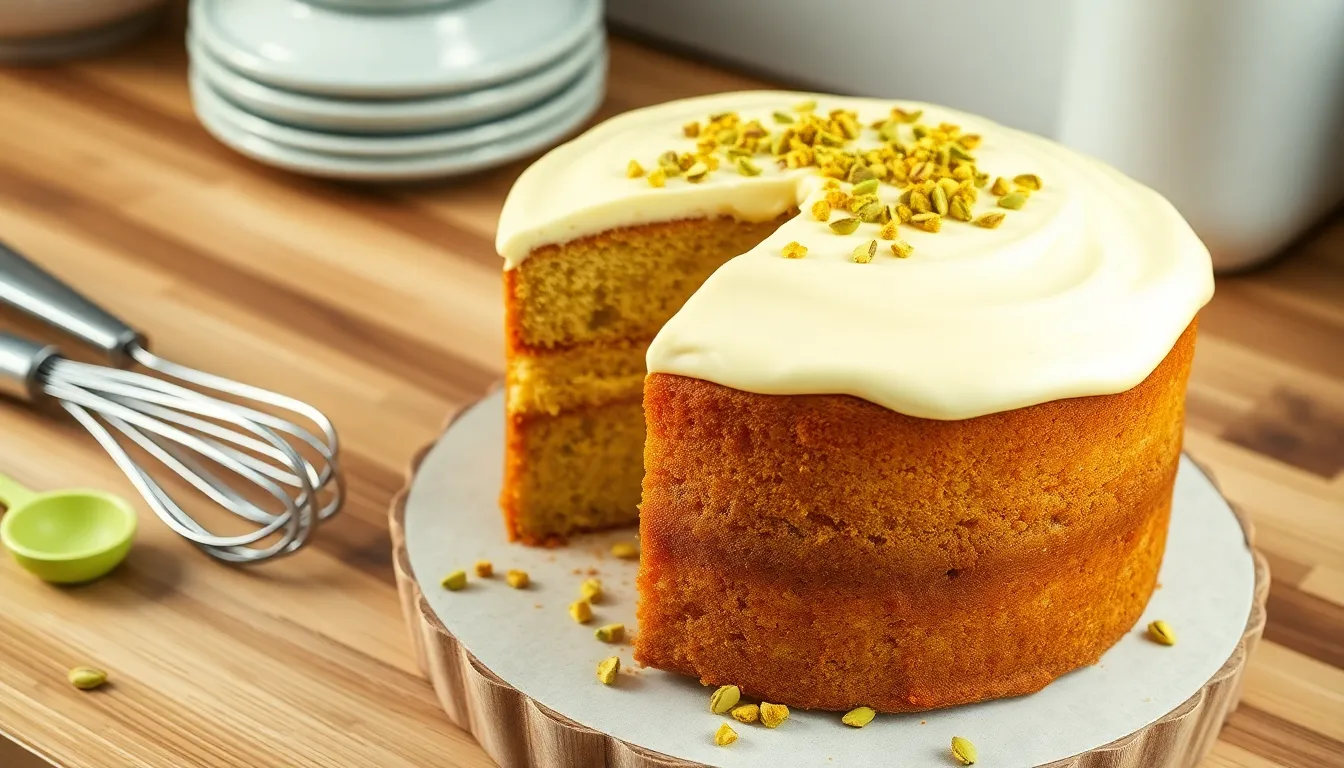 Easy Pistachio Cake Recipe: Moist & Delicious in Under an Hour 16 Easy Pistachio Cake Recipe: Moist & Delicious in Under an Hour 15