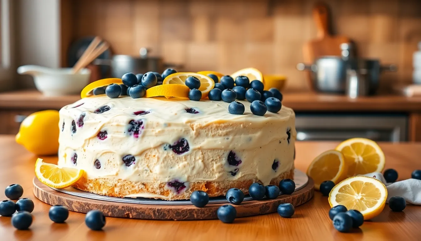 Easy Lemon Blueberry Cake Recipe - Moist, Fluffy & Bursting with Fresh Flavor 16 Easy Lemon Blueberry Cake Recipe - Moist, Fluffy & Bursting with Fresh Flavor 15