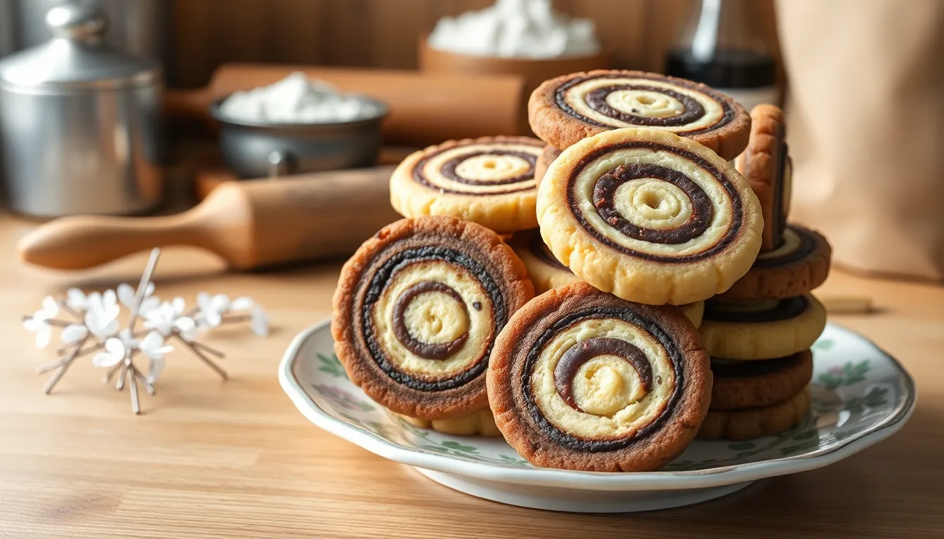 Perfect Pinwheel Cookies Recipe: Easy Vanilla & Chocolate Swirl Cookies 16 Perfect Pinwheel Cookies Recipe: Easy Vanilla & Chocolate Swirl Cookies 15